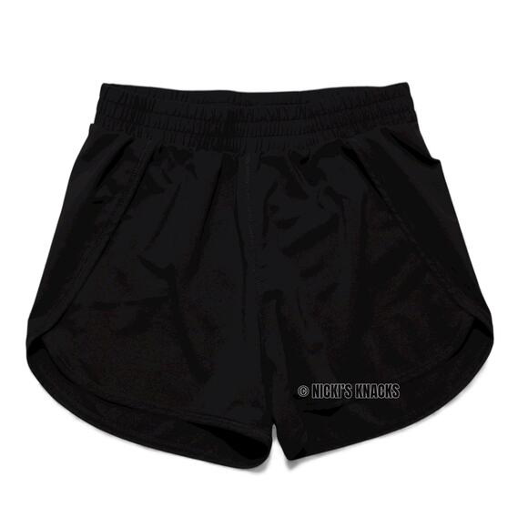 4/$20 - All In Motion Girls Black Lightweight Activewear Shorts Size M 7/8 - Picture 3 of 5